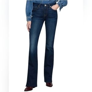 7 For all Mankind Midrise Kimmie Dark Wash Bootcut Jeans Women's Size 27
